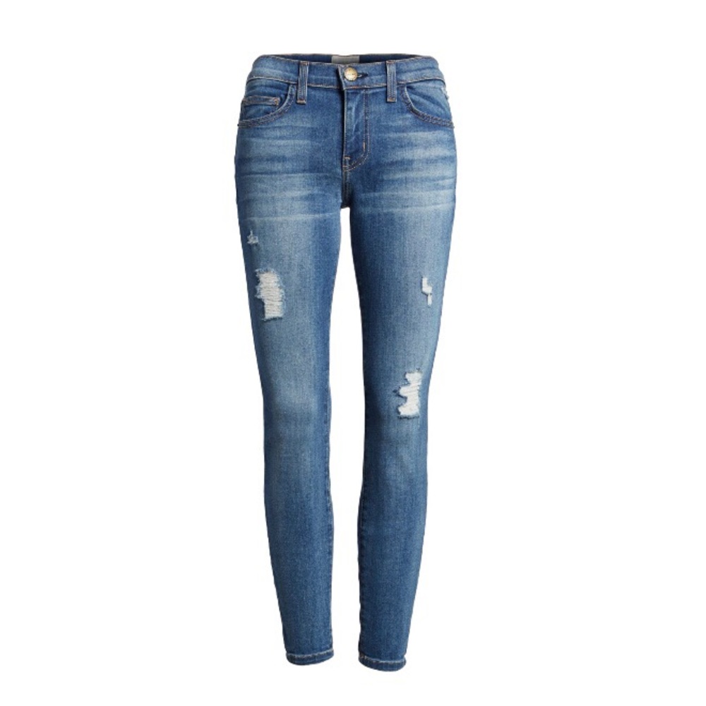 Current Elliott Stiletto Destroyed Skinny jeans 25 - Picture 2 of 8